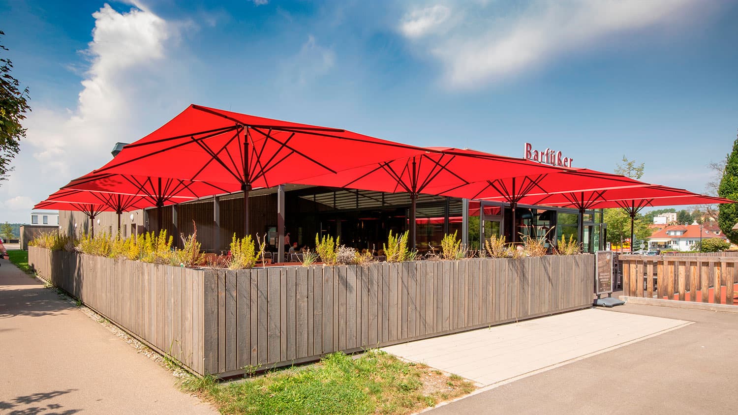 Hausbrauerei Barfüßer mit Biergarten