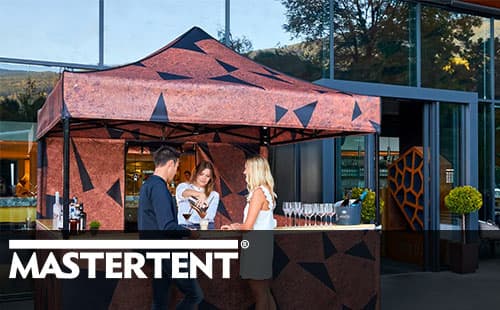 Faltpavillion für Catering bei Veranstaltung